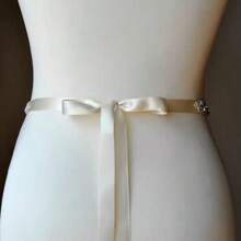 New Arrival elegancki pas ze strasami dla nowożeńców do sukni ślubnej formalne akcesoria do sukni, kryształowy diament damski łańcuszek w talii na ślub i imprezę i bankiet