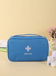 1 pieza de bolsa de almacenamiento médico portátil de gran capacidad en tres colores para uso en viajes y en el hogar. Bolsa de almacenamiento médico de viaje, utilizada para el hogar, suministros de supervivencia, camping, suministros escolares, dormitorios universitarios y bolsas médicas esenciales para estudiantes. - Multicolor - Ver 9
