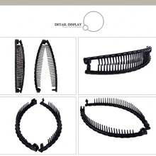 4pcs Hair Clips Vintage Clincher Combs Tool For Thick Curly Hair Accessories Fishtail Double Banana Clip Set For Women Girls Hair Claws Claw Clips Hair Jaw Clip Hair Clamps Hair Clutch Hair Catcher Clip