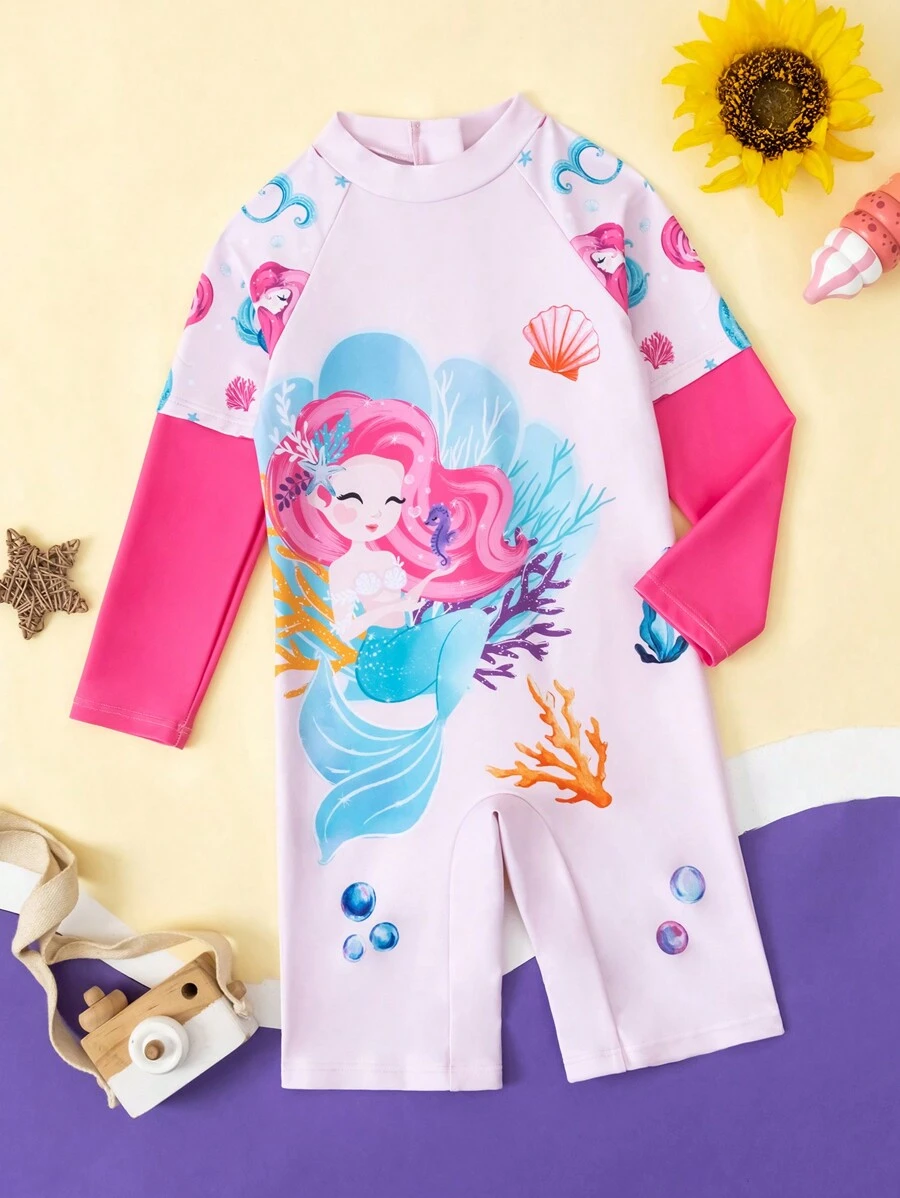 Shadow Tropic - Maillot De Bain Une Pièce à Manches Longues Pour Femme