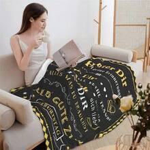 Prezent urodzinowy dla mężczyzn, prezent urodzinowy dla męża, koc urodzinowy dla męża, taty, dziadka, ojca, chłopaka, męża, pomysłów na prezent, puszysty koc z polaru, 150x200cm