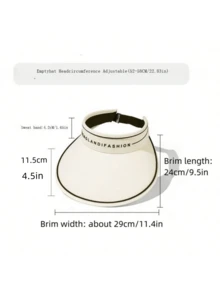 Children Summer Hat, Girls Anti-UV Sun Hat With Wide Brim, Breathable Cap For Cycling And Outdoor Activities (Cross-Border) - Baby Blue - View 2