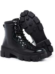 Women Pant Boots - 黑色 - 查看 5