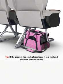 1pc Portable Pet Carrier Bag For Dog And Cat For Outdoor - Pink - View 4