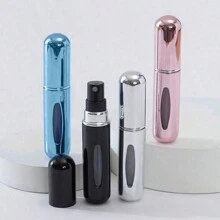 4pcs 5ml Portable Refillable Perfume Atomizer Spray Bottle Fragrance Pump With Travel Case