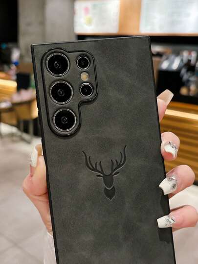 奢华羊毛羊头防摔手机壳，适用于苹果、Pixel 手机，防水防震防刮