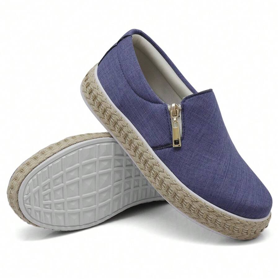 Women Wedge Sneakers - 藍色 - 查看 1