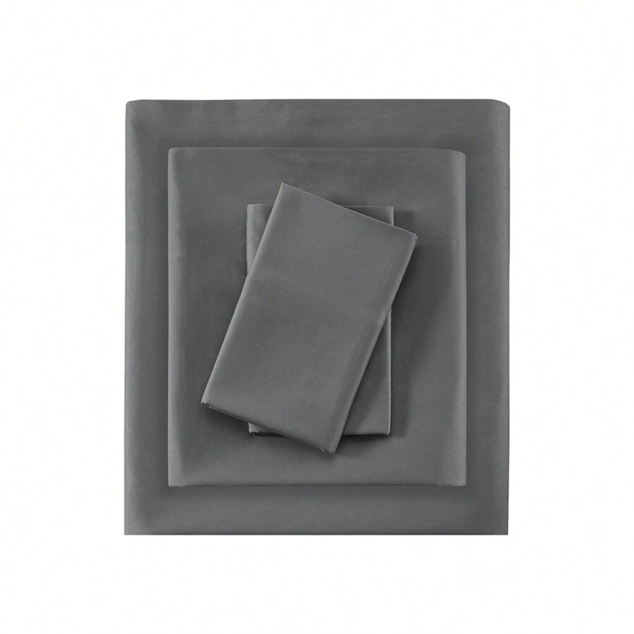Gracie Mills Arthur 525 Thread Count Sheet Set - GRACE-12757 - Charcoal - View 1