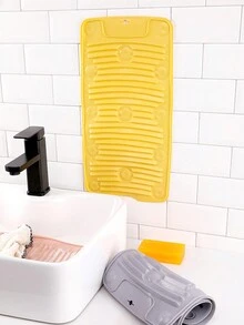 1 Tấm Rửa Đa Năng Có Thể Gập Lại Với Chậu Rửa Và Bể Lau Nhà Chống Trượt Dày Cho Gia Đình - Nhiều màu - Xem 2