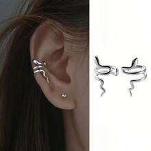 2pcs Vintage & Luxurious & Aesthetic & Delicate Bow Design Clip-On Earrings For Women, Fashionable And Cute, Non-Pierced, Ideal For Party Gift Valentines,Mom,Mother,Mother's Day,Gift