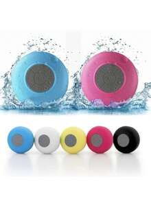 Mini Caixa de Som Prova D Agua para banho Caixinha Banheiro Bluetooth Android E Ios LT-3006 - Verde - Visão 2