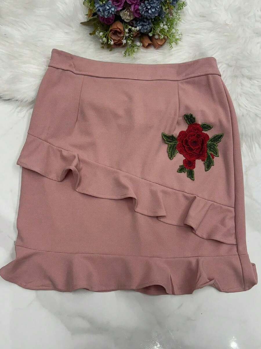 Women Skirts - Hồng - Xem 1