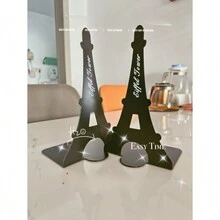 2 piezas de sujetalibros de metal para libros y papelería - Negro - Ver 3