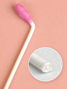 100pcs Disposable Blue/Pink Double-Headed Swabs Shaped Like A Gourd - Multicolor - View 5