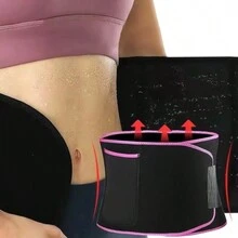 1pc Adjustable Waist Trimmer Belt With Pocket, Sweat Enhancer For Fitness, Weightlifting, Running - Multicolor - View 11