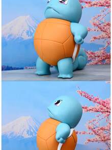 Pocket Monsters Series  Creatures 1:1 Arrogant Angry Wartortle Figurine Model Ornament, Suitable For Fans Collection Gift - Multicolor - View 7