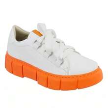 Women Wedge Sneakers - 橘色 - 查看 2