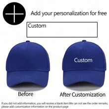 Custom Baseball Caps Design Your Own With Logo Text Image Personalized Hats Customized Baseball Cap For Adult Men Women Boys - Multicolor - View 8