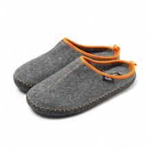 Nuvola Slippers Rubber Sole Zueco Rim - Grey - View 6