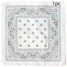 波西米亚风 1 件装男女通用嘻哈时尚说唱佩斯利图案印花围巾/披肩/头巾，硬摇滚音乐节适合男女旅行、派对和音乐会