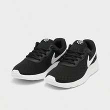 Women's Nike Tanjun Casual Shoes - DJ6257-004/Black/White/Barely Volt/Black - View 3