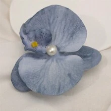 1个甜美花朵设计蝴蝶兰花发夹，非常适合拍照，可作为侧刘海或发饰，营造浪漫的花卉氛围。情人节、上学、度假装扮、女士头饰、发夹 - 彩色 - 查看 10