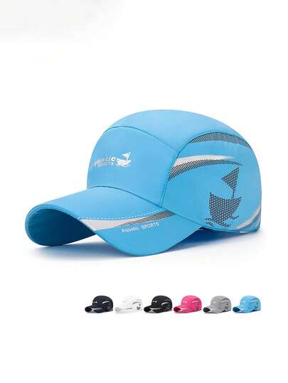 Summer Thin Breathable Sun Dry Hat For Men And Women Outdoor Fishing Printed Boat Baseball Cap