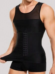 Men Slimming Top With Reinforced Straps, Buckles And Adjustable Features For Daily Wear
