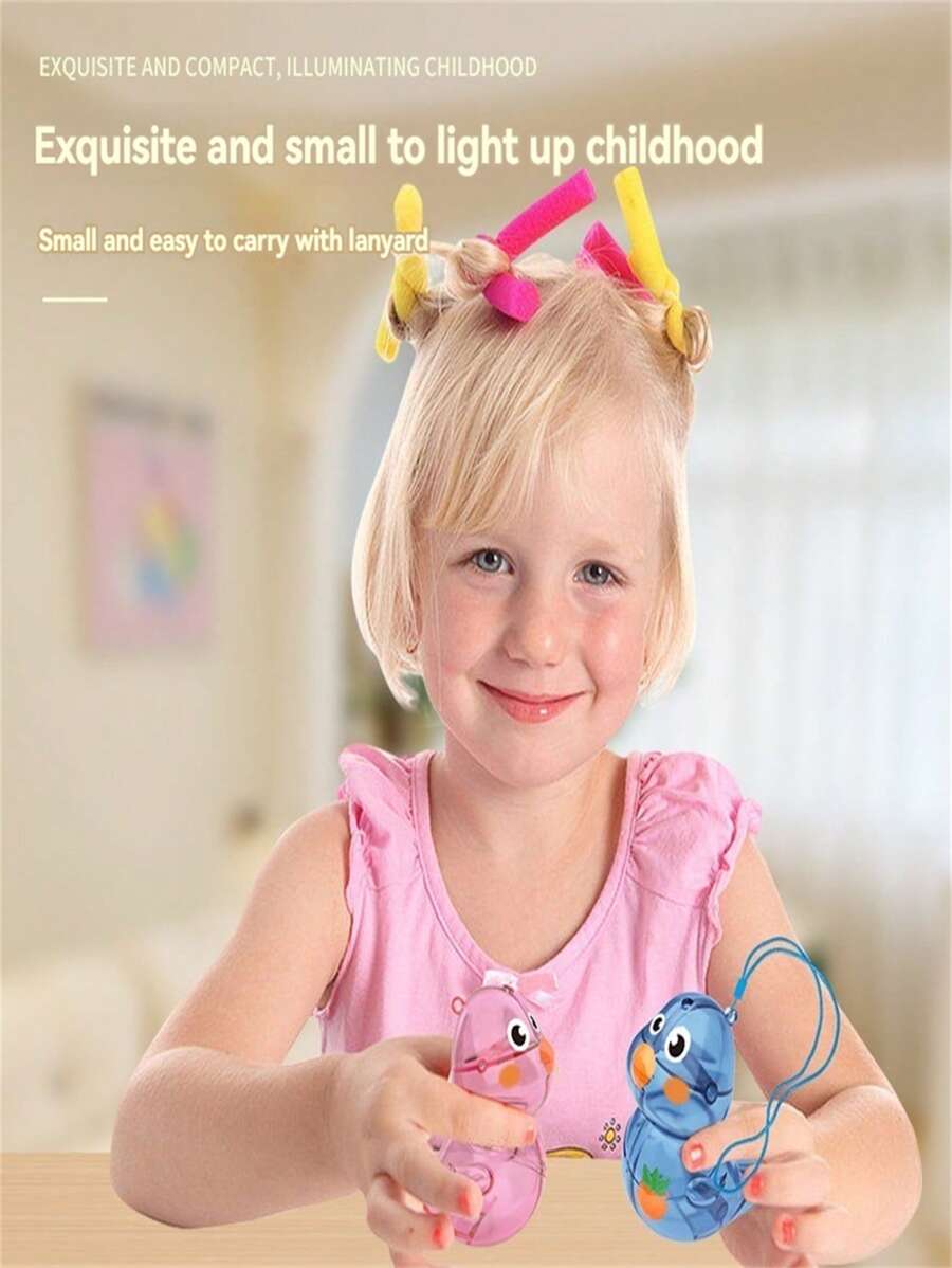 Children Water Whistle Instrument Toy, Transparent Design For