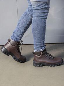 Men Boots - Cà phê nâu - Xem 3