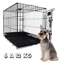 Jaula Transportadora para Perros de 6 a 12 Kg - Soul pets - Negro - Ver 1