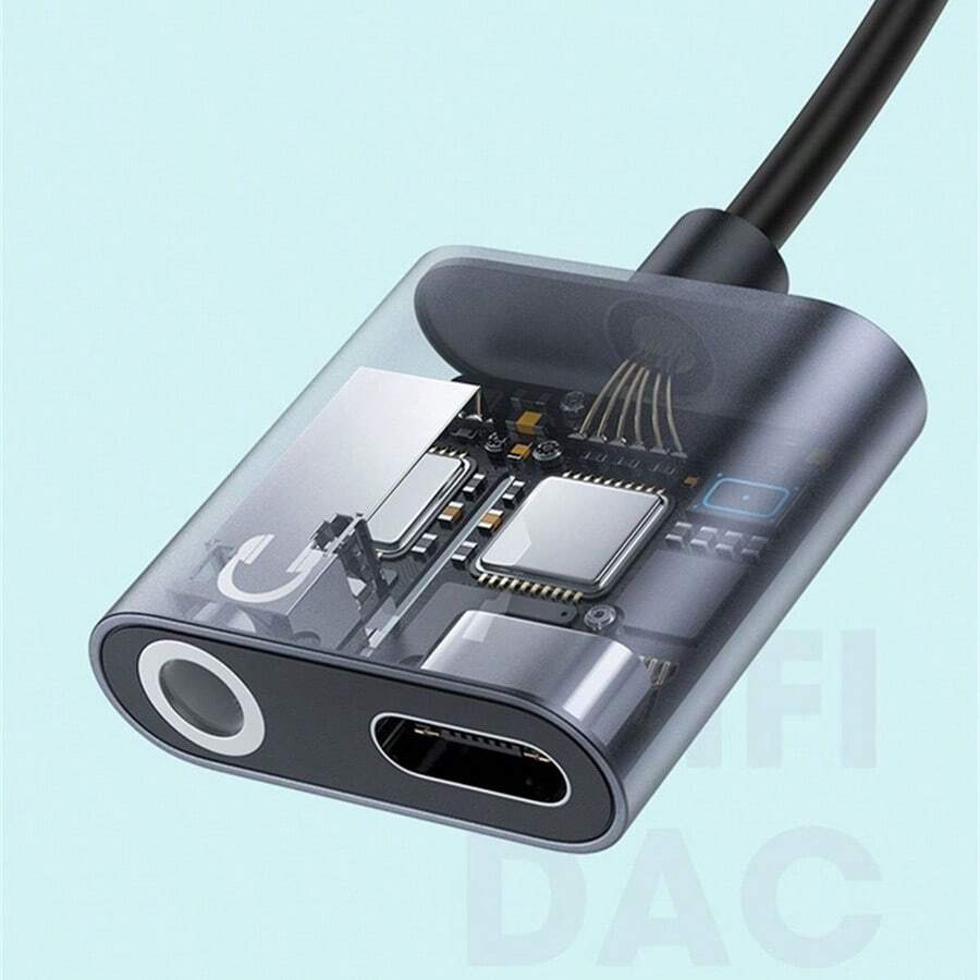 USB Type C To 3.5 Mm Earphone Jack Adapter 2 In 1 USB C Aux Audio Cable