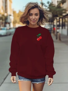 Women Sweatshirts - Màu Tím - Xem 3