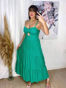 Women Dresses - 綠色 - 查看 2