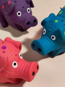 1 Máy Tính Cao Su Thiên Nhiên Chấm Bi Rít Lợn Đồ Chơi Cho Chó Nhỏ Vừa Chó Lớn Trong Nhà Và Ngoài Trời - Nhiều màu - Xem 8