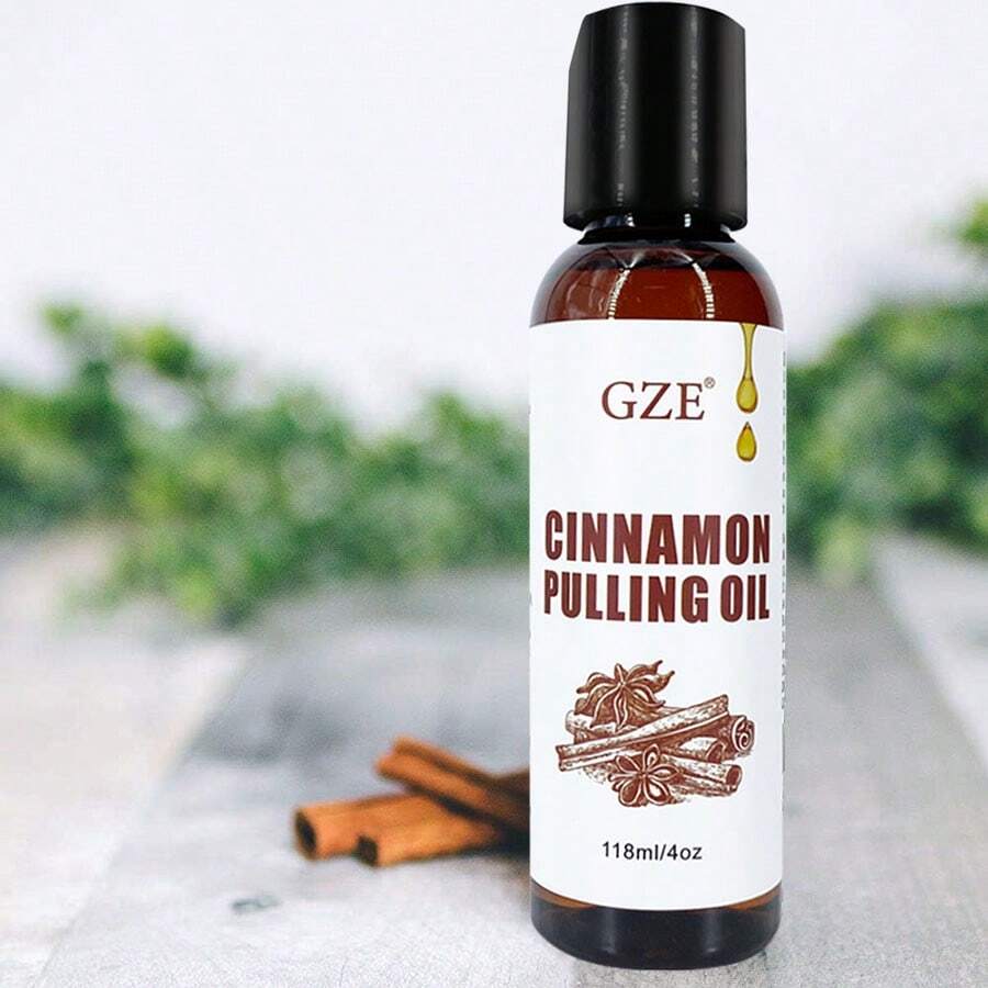 GZE Cinnamon Oil Pulling For Teeth And Gums Flavored Organic Sesame