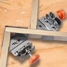 1 PC Thép không gỉ Góc phải Kẹp nhanh An toàn Chế biến gỗ Khớp cố định Bền - đỏ + bạc - Xem 10