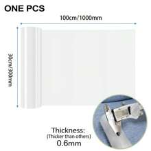 Protector de puerta contra rasguños 1 pieza, proteja su puerta, muebles y pared con protector de rasguños de alta calidad y resistencia hecho de vinilo transparente, grande para proteger contra arañazos de perros - transparente - Ver 8