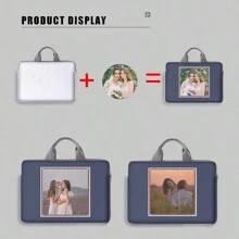 1 Piece Customized Computer Bag, Unique Design (Photos, Landscapes, Illustrations), Large Capacity, Lightweight, Fashionable, Best Choice For Gifts Shop Back To School