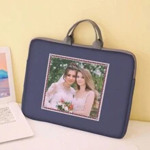 1 Piece Customized Computer Bag, Unique Design (Photos, Landscapes, Illustrations), Large Capacity, Lightweight, Fashionable, Best Choice For Gifts Shop Back To School