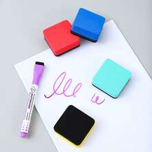8pcs Mini Tẩy khô Cục tẩy , 4 Màu Từ tính Bảng trắng Khô Cục tẩy Bảng đen Người dọn dẹp Khăn lau Đối với Giáo viên Quân nhu , Nhà  Và Văn phòng - Nhiều màu - Xem 3