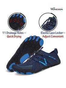 Wonesion Men Women Water Sports Shoes Slip-On Quick Dry Aqua Swim Shoes For Pool Beach Surf Walking Water Park