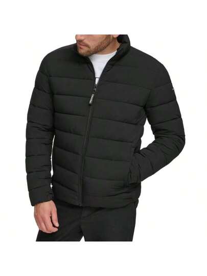 Men's Quilted Infinite Stretch Water-Resistant Puffer Jacket
