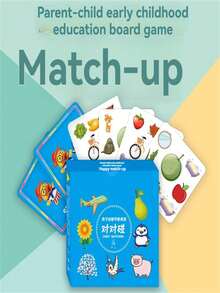 Puzzle Table Game For Children, Parent-Child Interaction Logic And Memory Training Toy - Crazy Pairs Memory Game Card - Multicolor - View 2