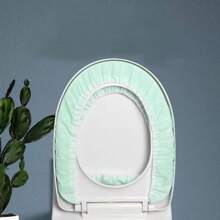 10pcs Extra Large Disposable 2-Layer Non-Woven Toilet Seat Covers, Universal For Travel, Hotel, Bathroom, Thick Waterproof Portable Toilet Mat, Bathroom Smart Toilet Seat Cover, Toilet Safety Isolation Pad