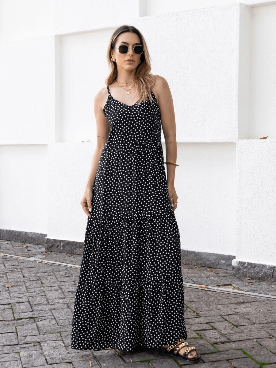 Women Dresses - Black and White - View 1