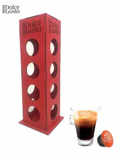 Torre Porta Capsula Dolc& Gust0 em MDF Rapido Envio em Estoque