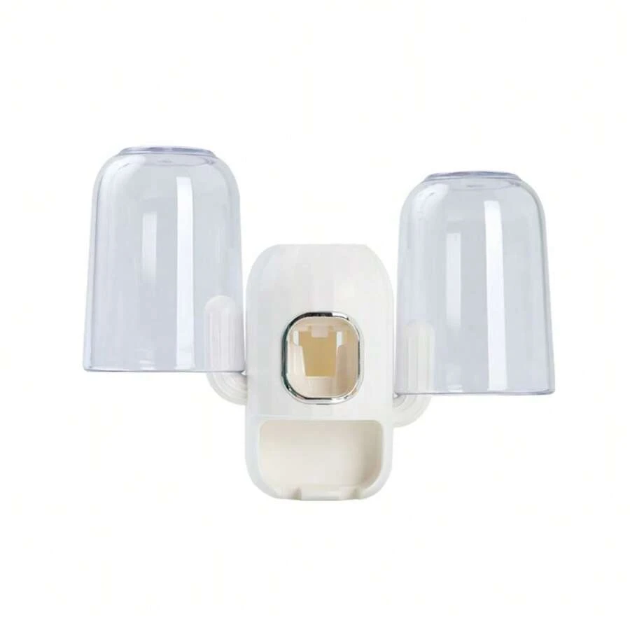 Giá đựng bàn chải đánh răng, Hộp đựng kem đánh răng treo tường, Dụng cụ sắp xếp phòng tắm - nhiều màu - Xem 1