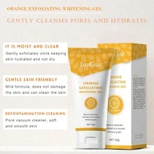 50克橙子去角質美白啫喱，去除死皮，保濕平滑，含橙子提取物荷荷巴籽油美白保濕，深度潔淨保濕，舒緩並保濕皮膚 - 芥末黃 - 查看 10