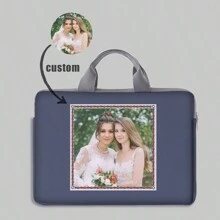 1 Piece Customized Computer Bag, Unique Design (Photos, Landscapes, Illustrations), Large Capacity, Lightweight, Fashionable, Best Choice For Gifts Shop Back To School